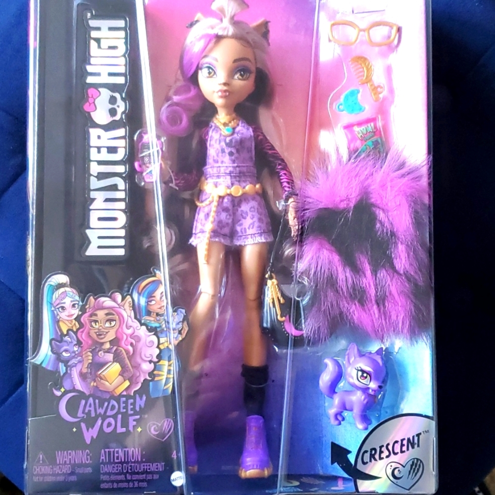 NIB Monster High Clawdeen Wolf